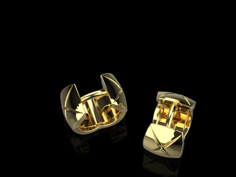 Earrings 66280 3D Model