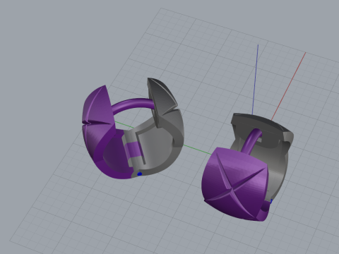 Earrings 66280 3D Model