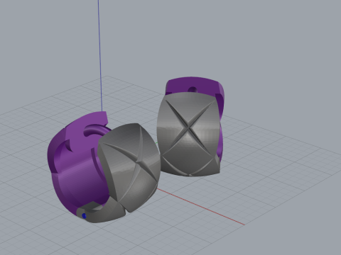 Earrings 66280 3D Model