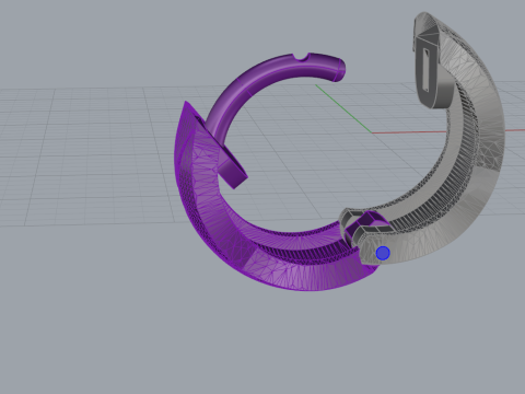 Earrings 66280 3D Model