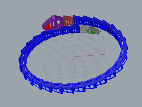 Bracelet 66197 3D Model
