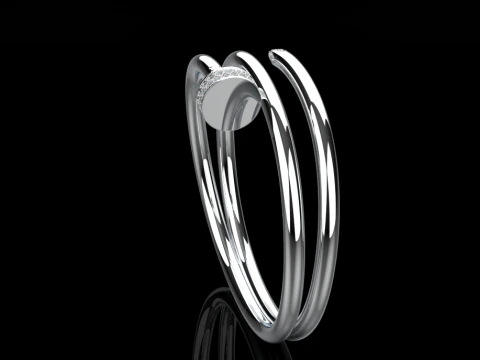 Nail Ring 66151 3D Model