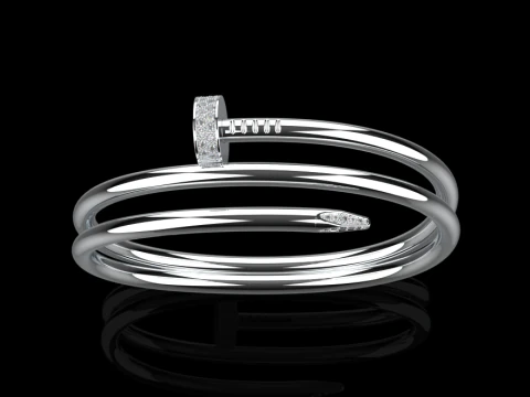 Nail Ring 66151 3D Model