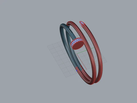 Nail Ring 66151 3D Model