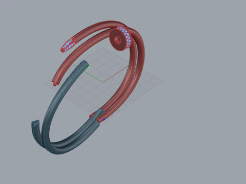Nail Ring 66151 3D Model