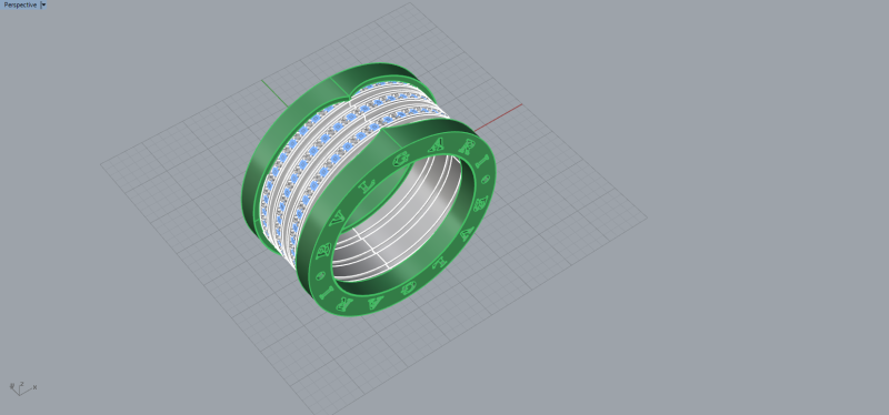 Ring 65856 3D मॉडल .c4d .max .obj .3ds .fbx .stl .blend