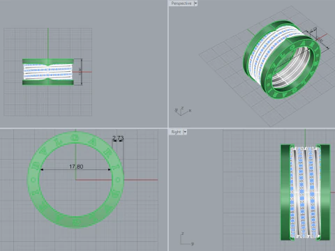Ring 65856 3D Model