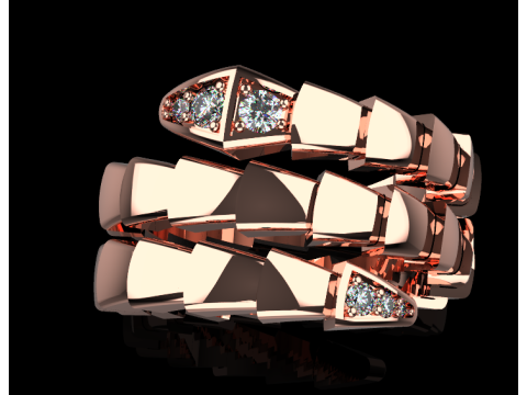 Serpent Ring 65765 Modelo 3D