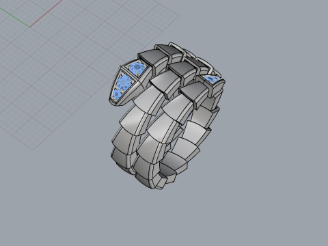 Serpent Ring 65765 Modelo 3D