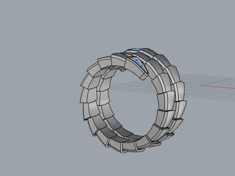 Serpent Ring 65765 3D Model