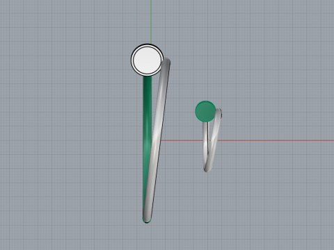 Nail Ring and Bracelet 65729 3D Model