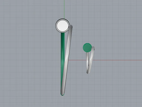 Nail Ring and Bracelet 65729 3D Model
