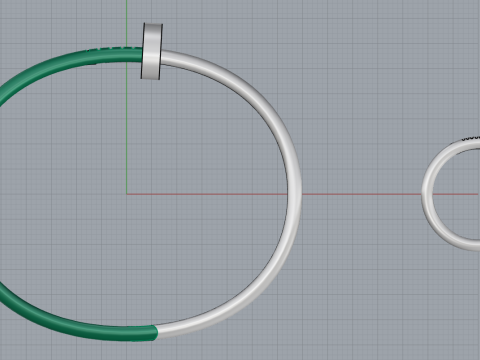 Nail Ring and Bracelet 65729 3D Model