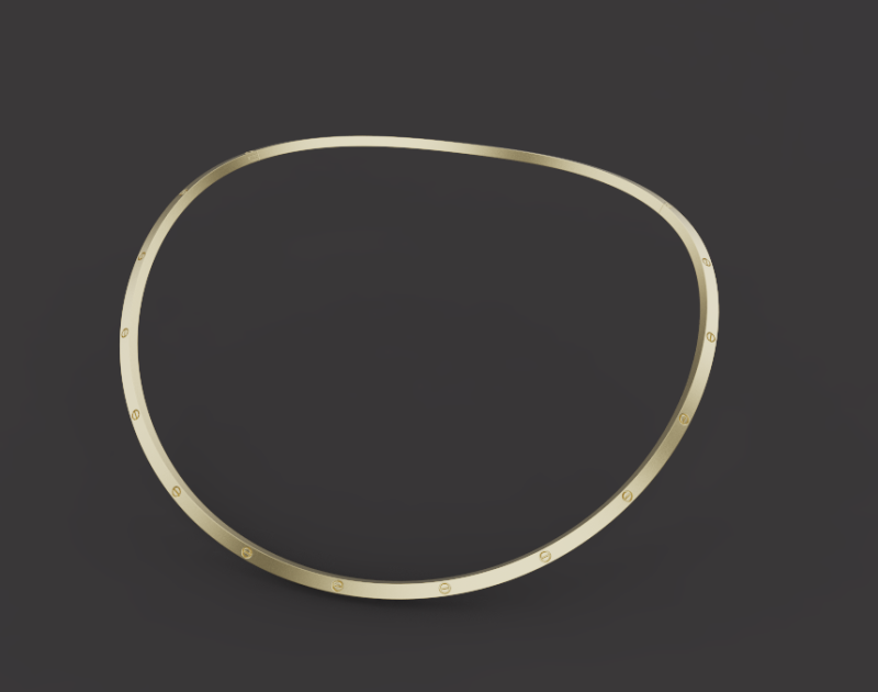 Necklace 61931 3D Модель .c4d .max .obj .3ds .fbx .stl .blend