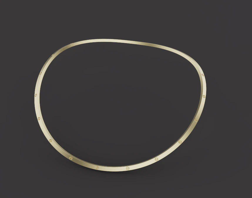 Necklace 61931 3D Model .c4d .max .obj .3ds .fbx .stl .blend 