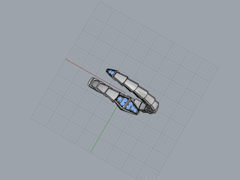 Serpent Ring 61500 3D Model