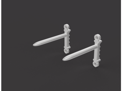 Earrings 61482 3D 模型