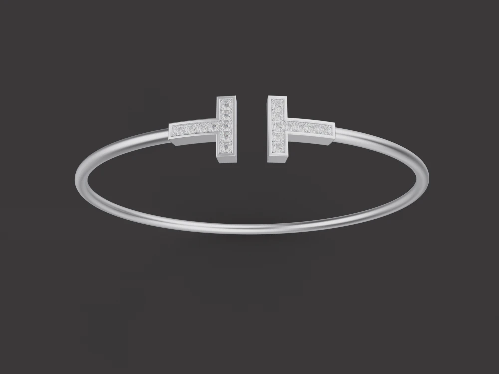 Bracelet 61292 3D Model .c4d .max .obj .3ds .fbx .stl .blend