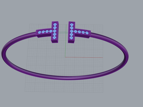 Bracelet 61292 Model 3D