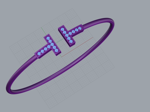 Bracelet 61292 Model 3D