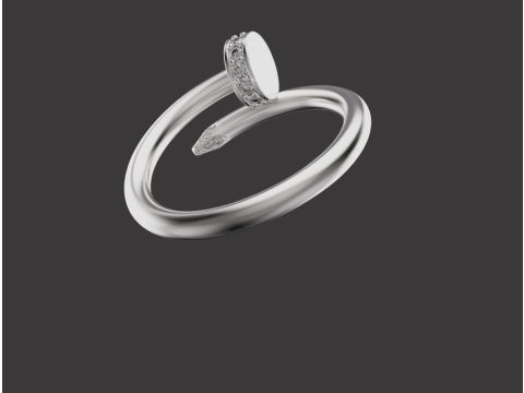Nail Ring61244 3D Model