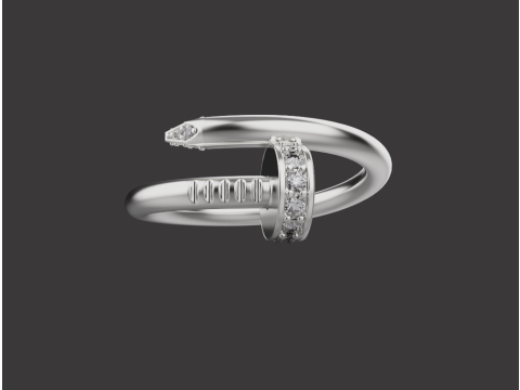 Nail Ring61244 3D Model