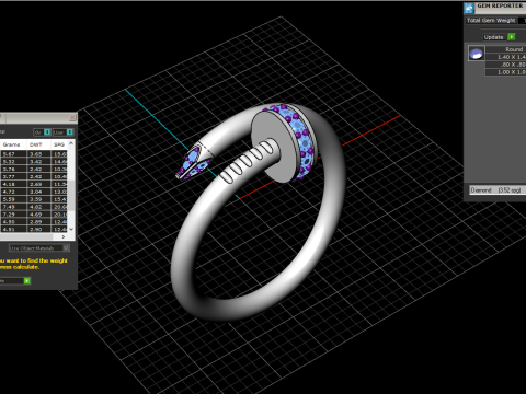 Nail Ring61244 3D Model