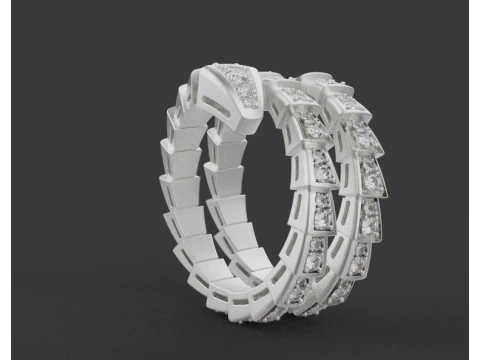 Serpent Ring 61442 3D Model