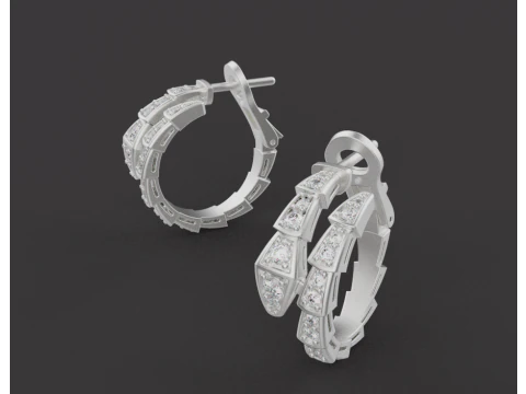 Earrings 61323 3D Model