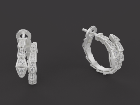 Earrings 61323 3Dモデル