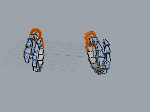 Earrings 61323 3Dモデル