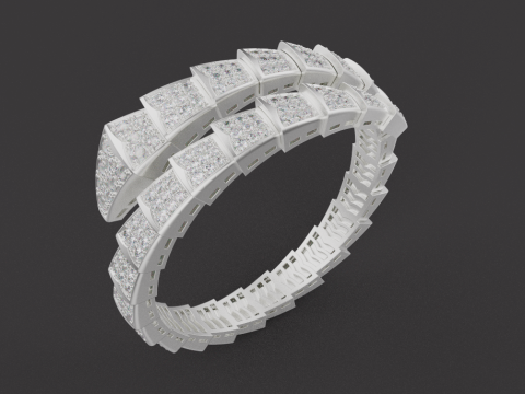Serpent Ring 61279 3D Model