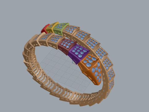 Serpent Ring 61279 3D Model