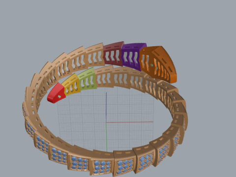 Serpent Ring 61279 3D Model