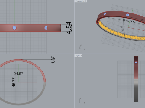 Bracelet 61180 3D Модель