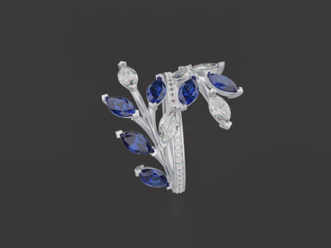 Pierścionek 61121 Model 3D