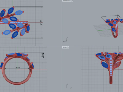 Ring 61121 3D Model