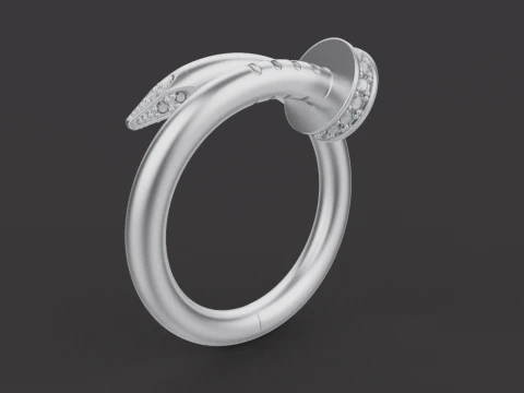 Nail Ring 60951 3D Model