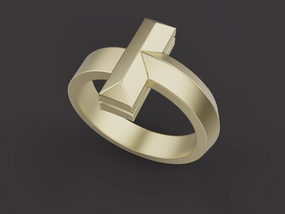 Ring 60737 3D Model .c4d .max .obj .3ds .fbx .stl .blend 