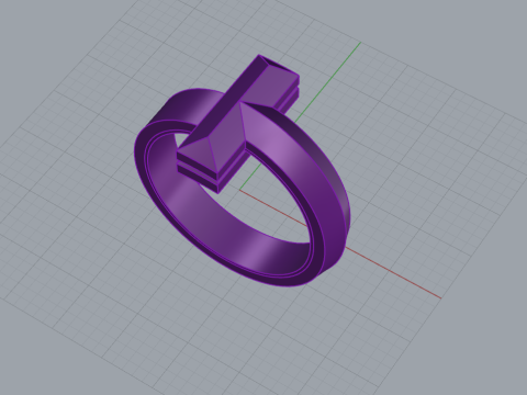 Ring 60737 3D Model