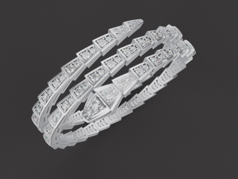 Serpent Ring 61050 3D Model