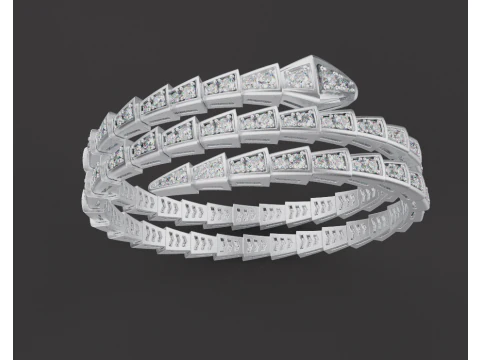 Serpent Ring 61050 3D Model