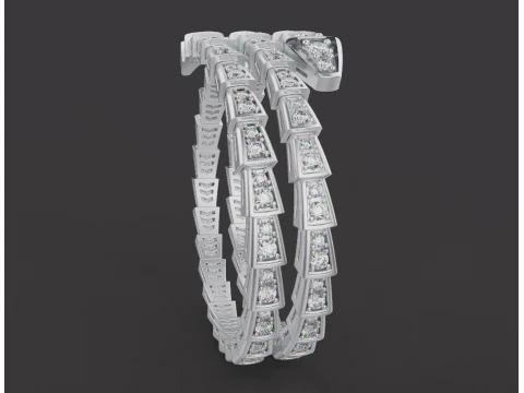 Serpent Ring 61050 3D Model