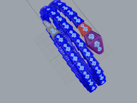 Serpent Ring 61050 3D Model