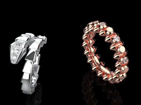 Rings 60560 3Dモデル
