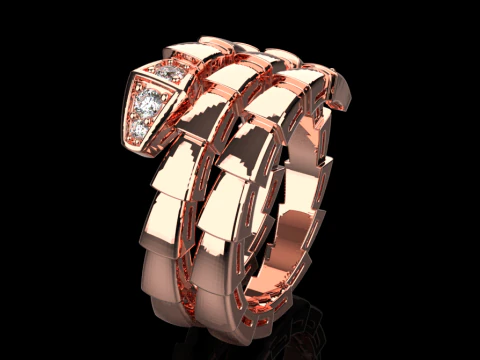 Serpent Ring 60542 3D Model
