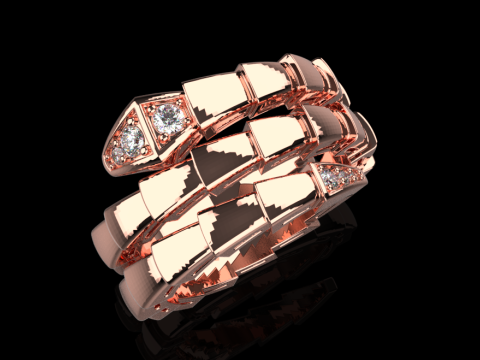 Serpent Ring 60542 3D Model