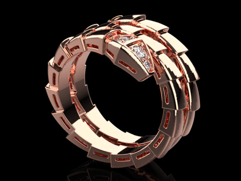 Serpent Ring 60542 3D Model