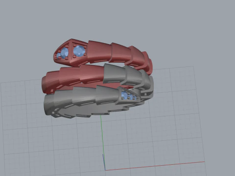 Serpent Ring 60542 3D Model