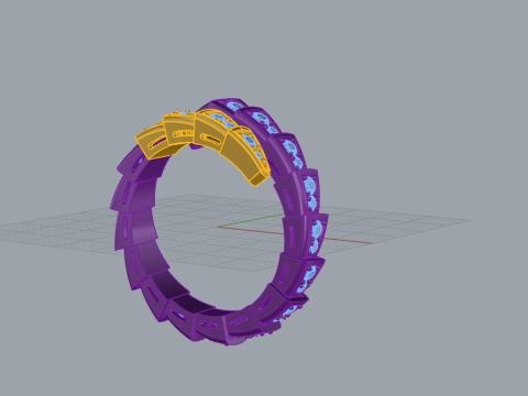 Serpent Ring 60475 Modelo 3D